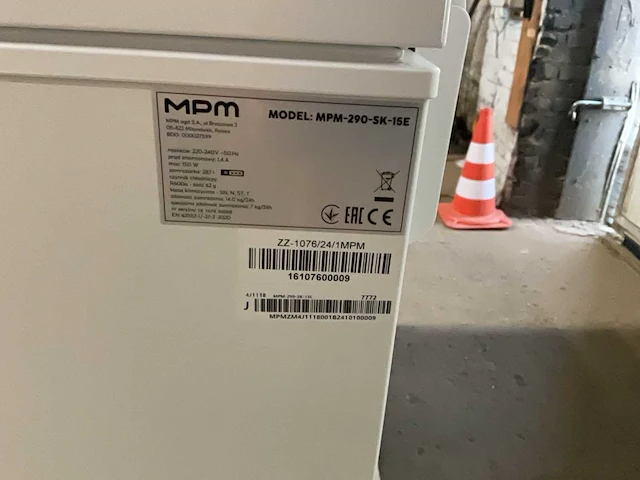 Mpm 290-sk-15e vriezer - afbeelding 12 van  13