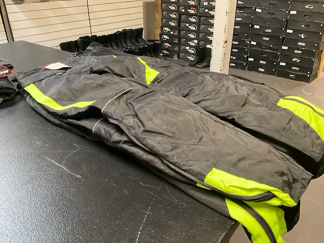 Mqp defender motorbroek neon geel/zwart (3x) - afbeelding 2 van  5