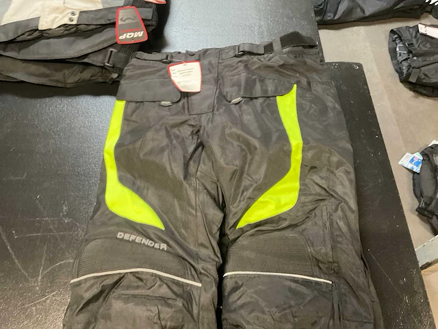 Mqp defender motorbroek neon geel/zwart (3x) - afbeelding 3 van  5