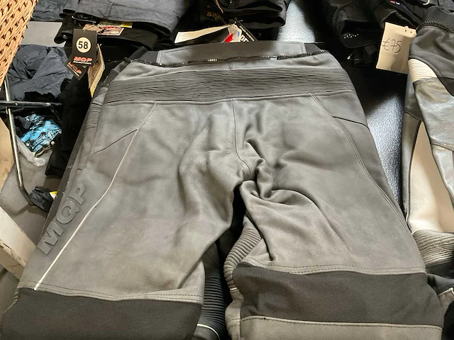Mqp motorbroek zwart/grijs maat 56 (3x) - afbeelding 5 van  6