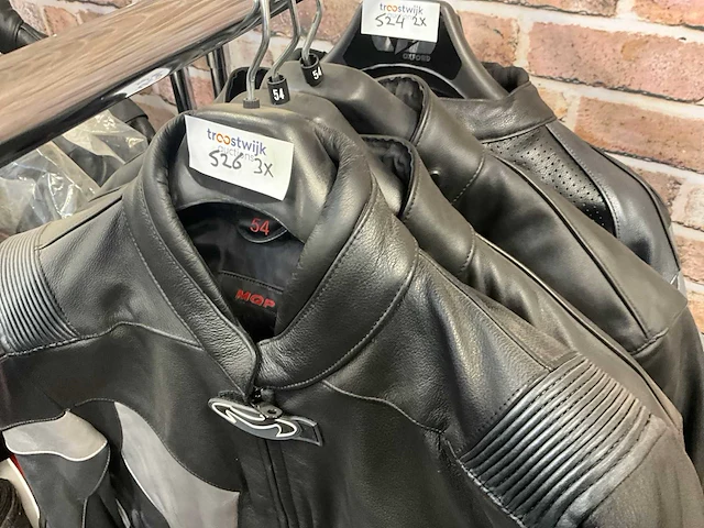 Mqp nemesis leren motorjas maat 54 (3x) - afbeelding 5 van  7