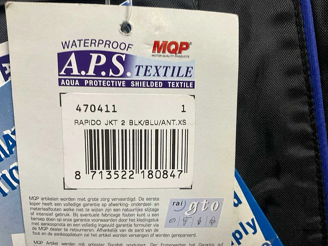 Mqp rapido motorjas - afbeelding 5 van  5