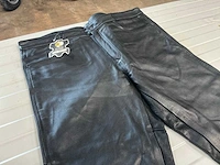 Mqp streetwear ledere motorbroek (8x) - afbeelding 3 van  7