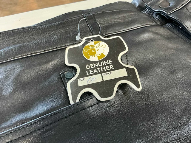 Mqp streetwear ledere motorbroek (8x) - afbeelding 4 van  7