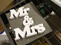 Mr en miss tekst bord los - afbeelding 5 van  5