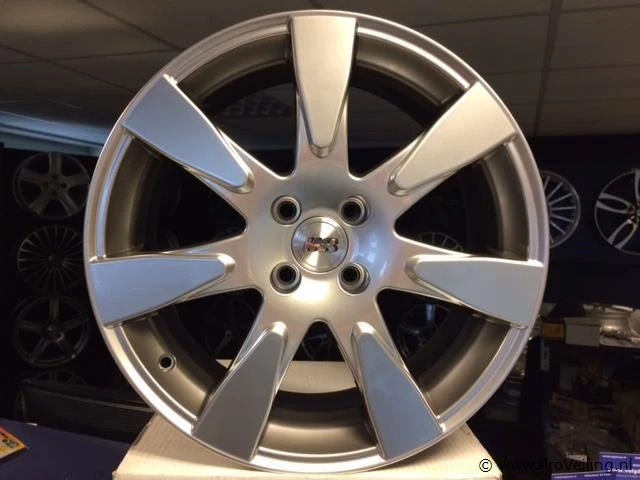 Ms design ms-17 aluminium velgenset - 4x100 7.5j et37 - afbeelding 1 van  1