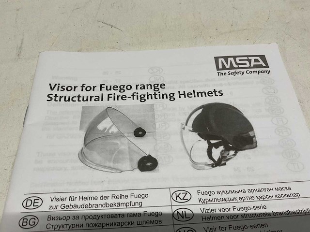 Msa - set veiligheidsvizieren voor bouwhelm - afbeelding 2 van  3