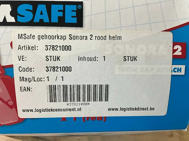 Msafe sonora2 gehoorbescherming (4x) - afbeelding 3 van  4