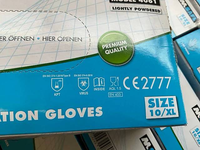 Msafe vinyl 4061 handschoen (7000x) - afbeelding 3 van  5