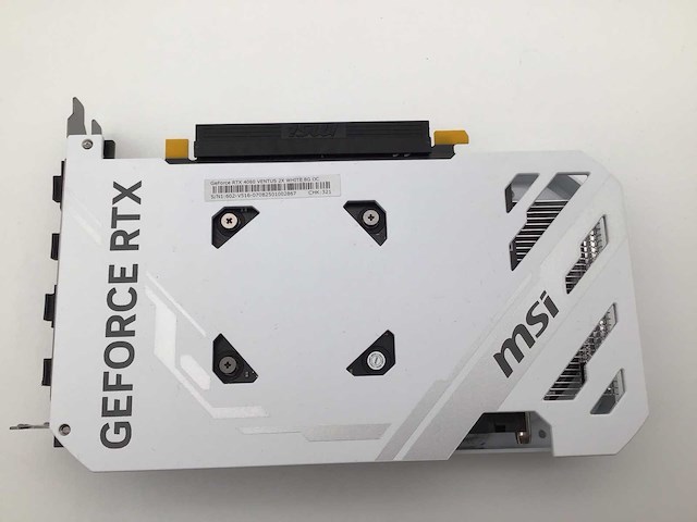 Msi - rtx 4060 ventus 2x white 8g oc - - computer part - afbeelding 8 van  11