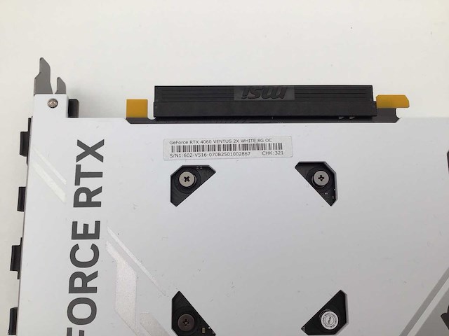 Msi - rtx 4060 ventus 2x white 8g oc - - computer part - afbeelding 9 van  11