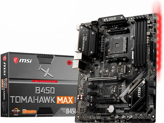 Msi b450 tomahawk max ii - moederbord - zwart (911-7c02-033) - afbeelding 1 van  3