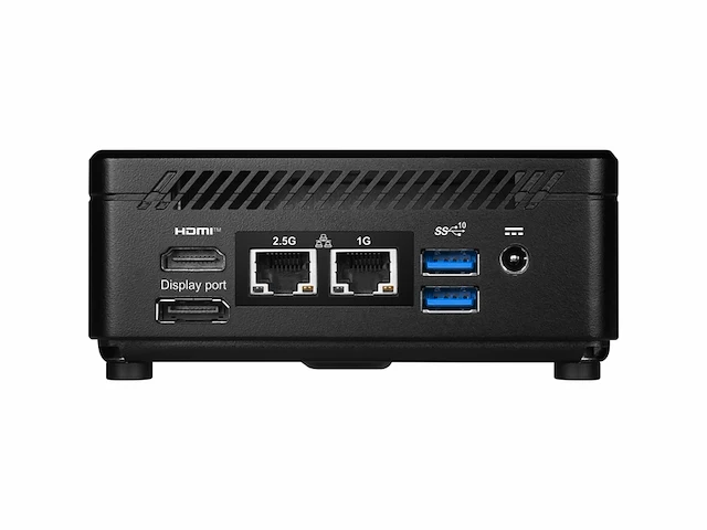 Msi cubi 5 mini pc 12m compact pc i3-1215u blk 0.66l sized pc zwart intel soc 4,4 ghz - afbeelding 3 van  6