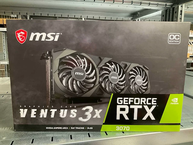 Msi geforce rtx 3070 videokaart - afbeelding 1 van  6