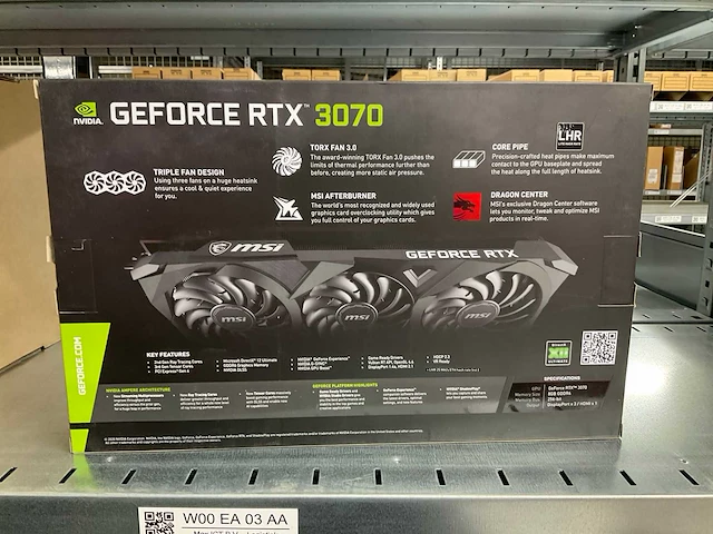 Msi geforce rtx 3070 videokaart - afbeelding 2 van  6