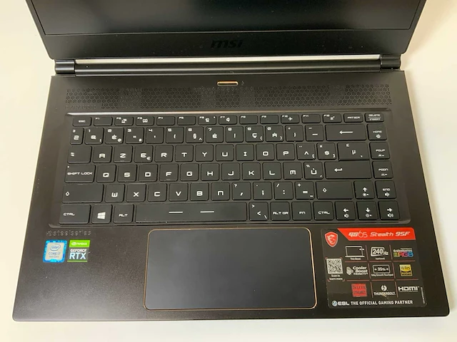 Msi gs65 stealth 9sf 15.5", core(tm) i7 9e generatie, 32 gb ram, 1 tb nvme, nvidia geforce rtx 2070 8 gb laptop - afbeelding 4 van  7