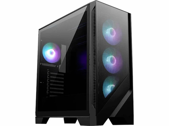 Msi mag forge 320r airflow pc case behuizing compatibel voor atx microatx en miniitx gehard glas zwart - afbeelding 1 van  4