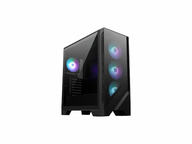 Msi mag forge 320r airflow pc case behuizing compatibel voor atx microatx en miniitx gehard glas zwart - afbeelding 3 van  4