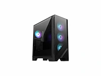 Msi mag forge 320r airflow pc case behuizing compatibel voor atx microatx en miniitx gehard glas zwart - afbeelding 3 van  4