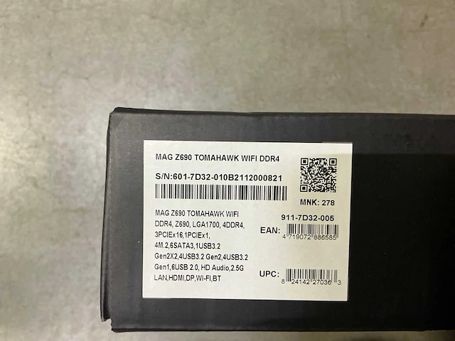 Msi mag z690 tomahawk wifi ddr4 - afbeelding 2 van  3