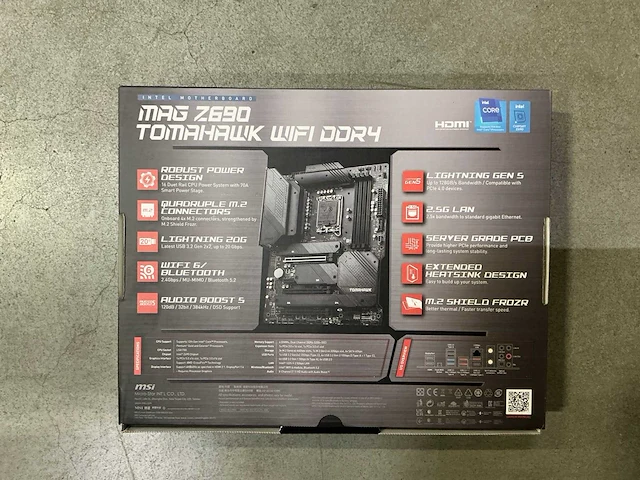 Msi mag z690 tomahawk wifi ddr4 - afbeelding 3 van  3
