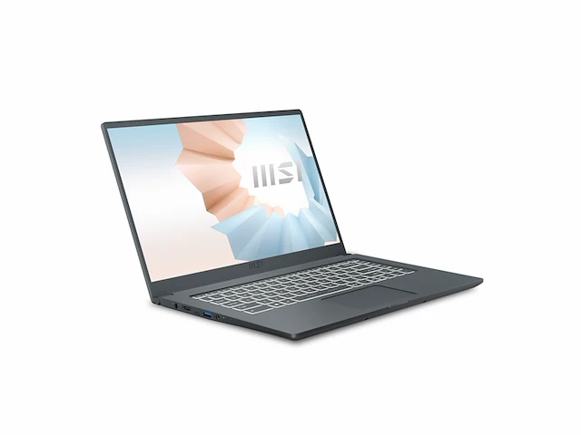 Msi modern 15 a11m815be intel coretm i7 i71195g7 laptop 5.6 full hd 16 gb ddr4sdram 512 gb ssd grijs azerty - afbeelding 3 van  3