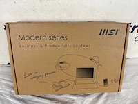 Msi modern 15 b12mo-1009de intel® core™ i5 i5-1235u laptop 39,6 cm (15.6") full hd 16 gb ddr4-sdram 512 gb ssd wi-fi 6e (802.11ax) windows 11 pro zwart - afbeelding 2 van  3