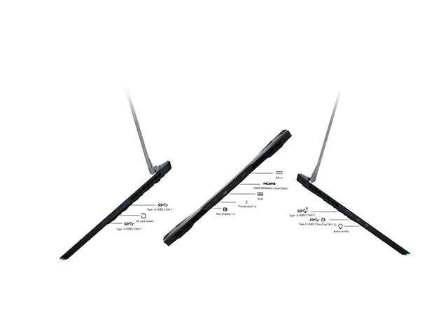 Msi raider ge66 12ugs-017nl gaming laptop 15.6 inch 360 hz qwerty titanium - afbeelding 4 van  5
