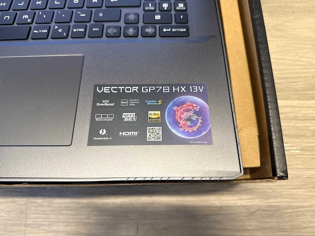 Msi vector gp78 hx 13vg-054 gaming laptop - afbeelding 12 van  14