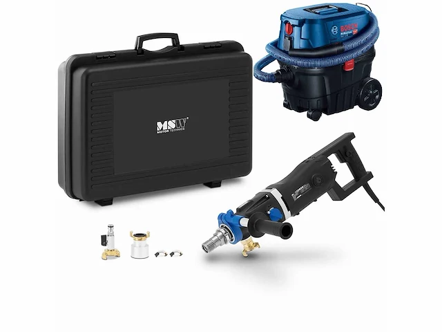 Msw-cdm 2200d titan diamantboormachine met bosch gas 12-25 stofzuiger - afbeelding 1 van  6
