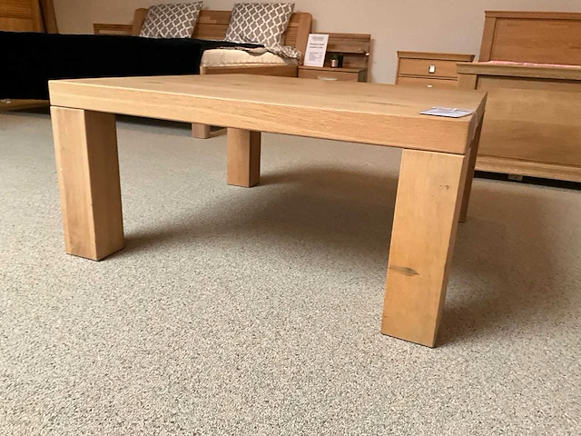 Mt eiken salontafel - afbeelding 1 van  7