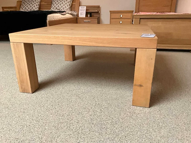 Mt eiken salontafel - afbeelding 2 van  7