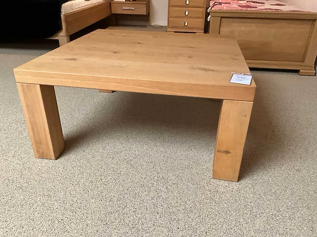 Mt eiken salontafel - afbeelding 3 van  7