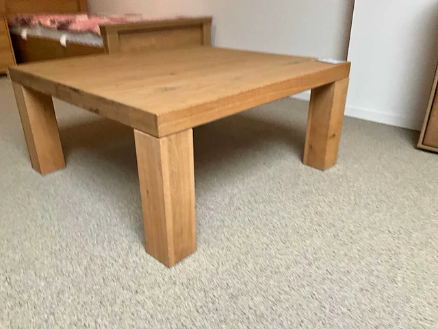Mt eiken salontafel - afbeelding 5 van  7