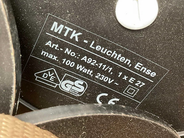 Mtk lampvoet (205x) - afbeelding 4 van  5