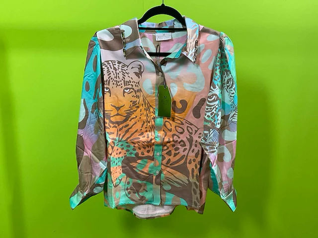 Mucho gusto zijden blouse dames s (12x) - afbeelding 1 van  4