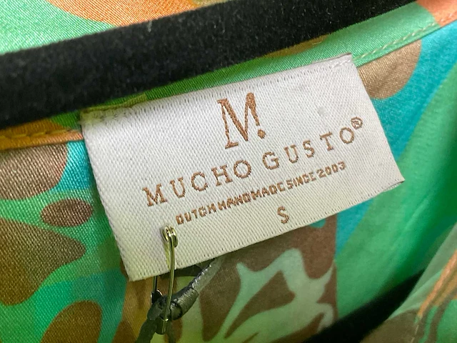 Mucho gusto zijden jurk s (6x) - afbeelding 4 van  5