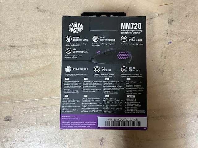 Muis - coolermaster - mm720 - afbeelding 2 van  2