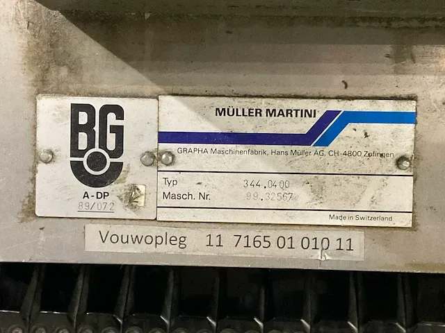 Müller martini 335 verzamelhechtlijn - afbeelding 57 van  63