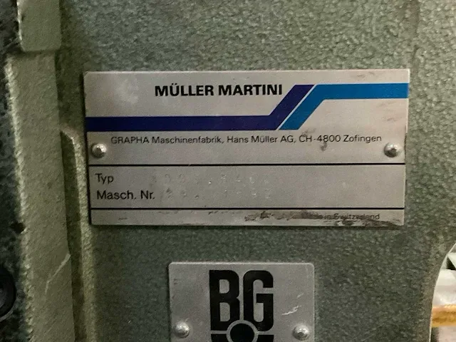 Müller martini 335 verzamelhechtlijn - afbeelding 59 van  63