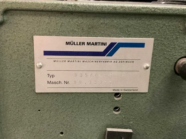 Müller martini 335 verzamelhechtlijn - afbeelding 50 van  56