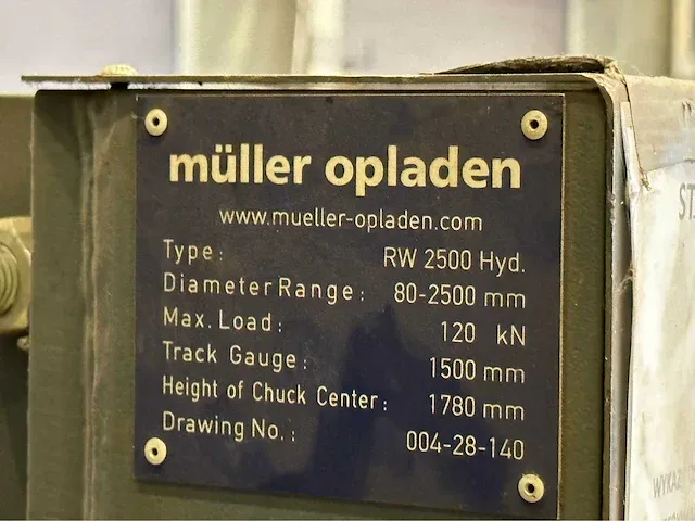 Muller opladen - rb 950 - 2500 / 6mp - 3d profile cutting machine - afbeelding 13 van  30
