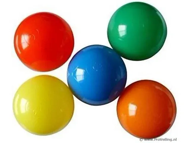 Multi-colour ballenbakballen 1000 stuks - afbeelding 3 van  5