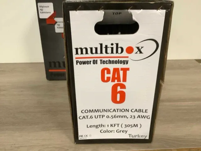 Multibox cat 6 lan kabel 305m (4x) - afbeelding 2 van  3