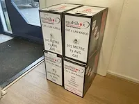 Multibox cat6 netwerkkabel (4x)