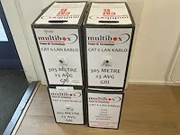 Multibox cat6 netwerkkabel (4x) - afbeelding 2 van  2