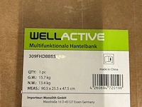 Multifunctionele halterbank wellactive - afbeelding 1 van  3