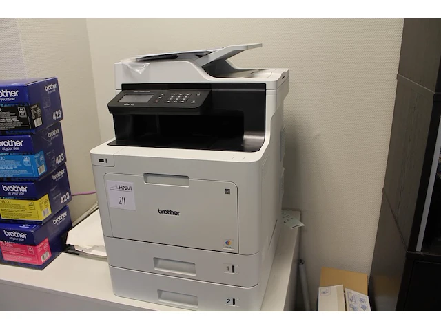 Multifunctionele kleurenprinter brother mfc-l8690cdw wifi met set toners. - afbeelding 1 van  3