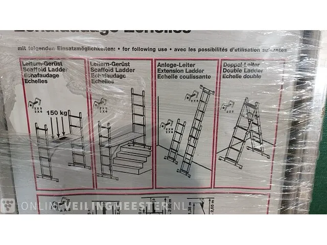 Multifunctionele ladder - afbeelding 4 van  5