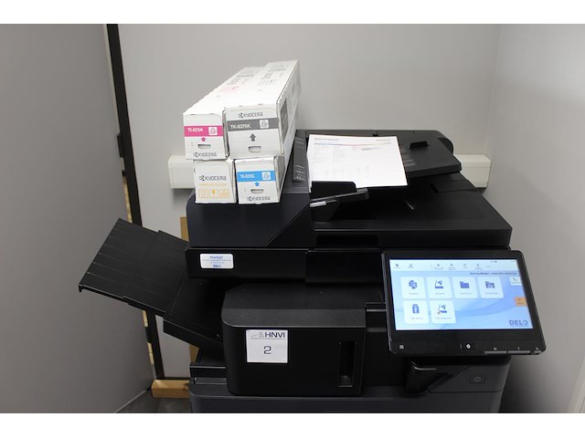 Multifunctionele printer/copier/scanner kyocera task alfa 3554ci met 4 papierlades a3 en a4. incl. complete... - afbeelding 2 van  4
